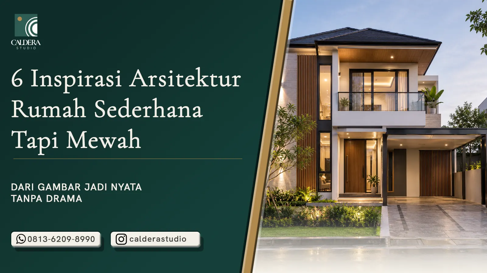 Arsitektur Rumah Sederhana Tapi Mewah