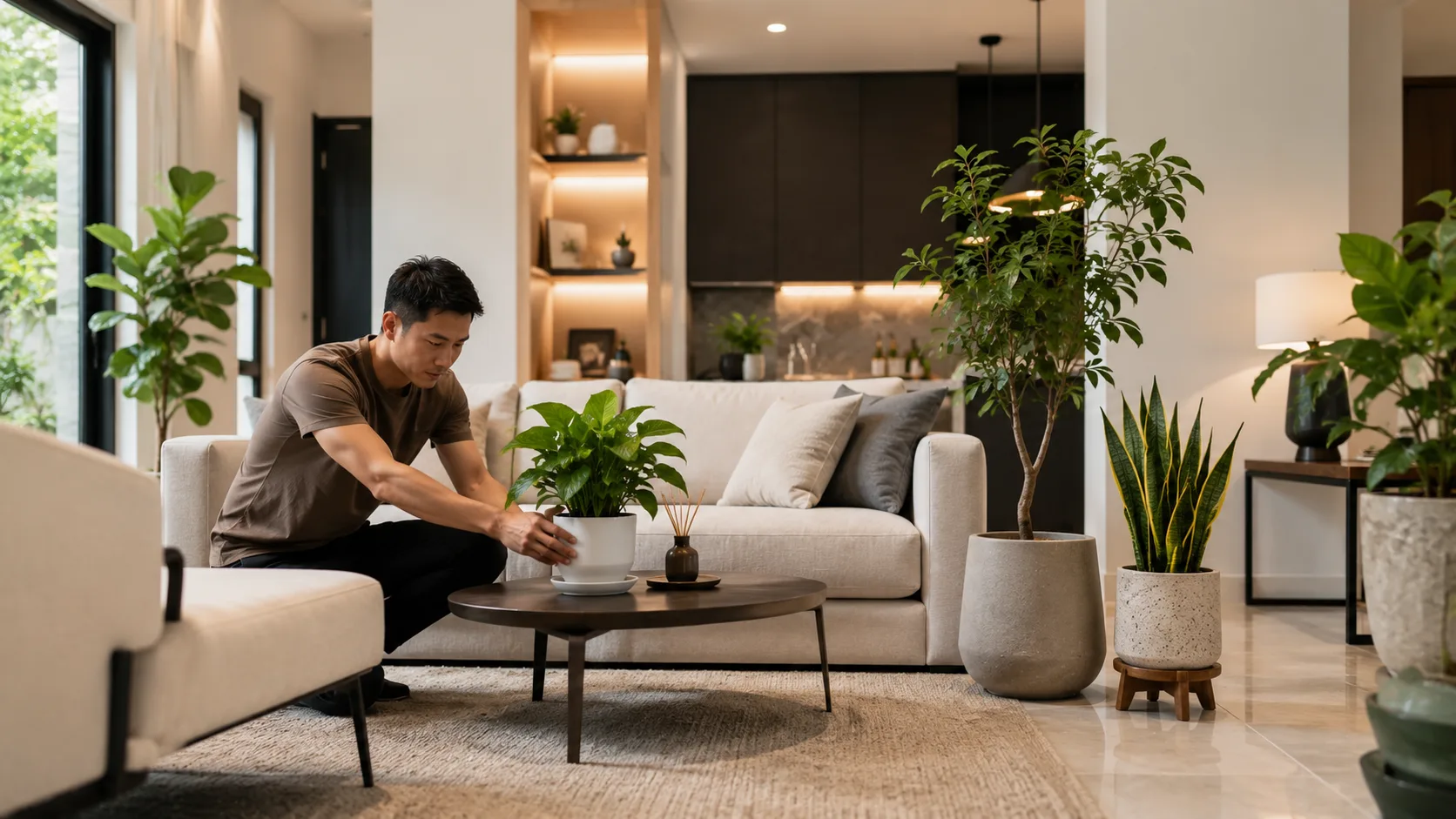 Desain Interior Rumah Luas Elegan & Sederhana