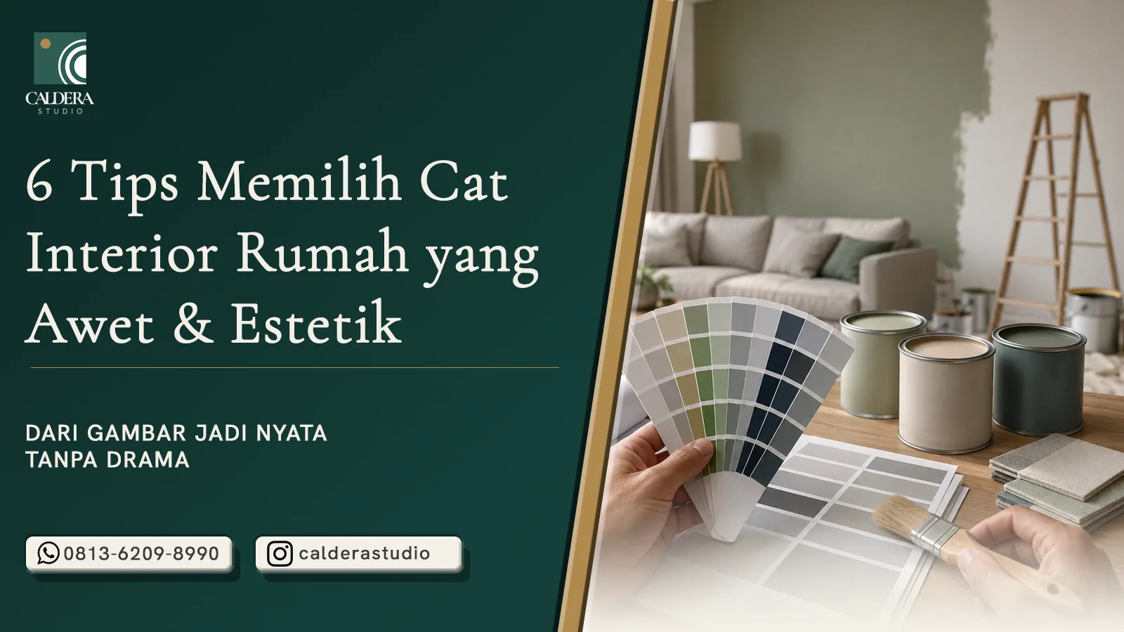 Tips Memilih Cat Interior Rumah