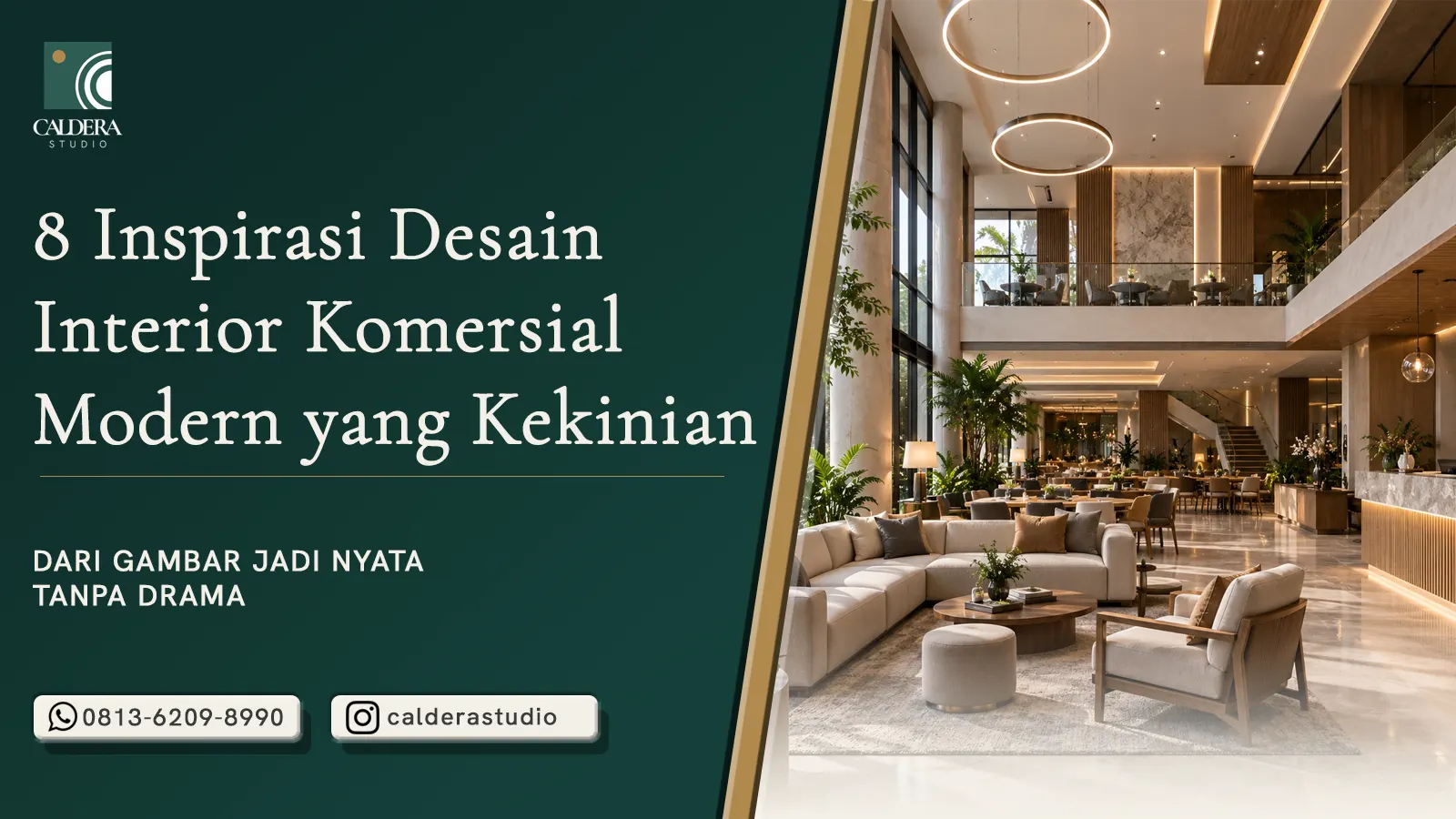 Desain Interior Komersial Modern