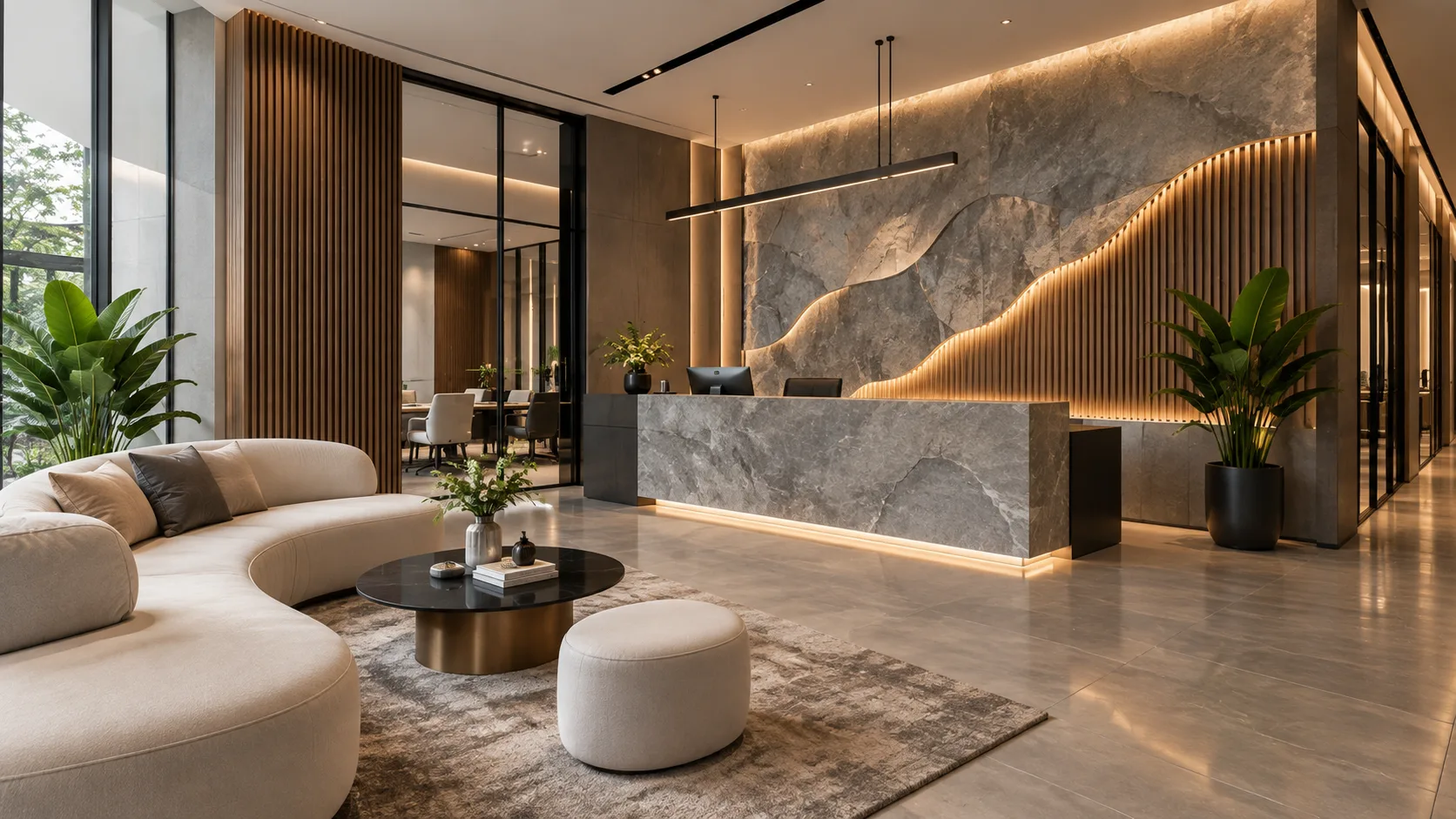 Desain Interior Komersial Modern