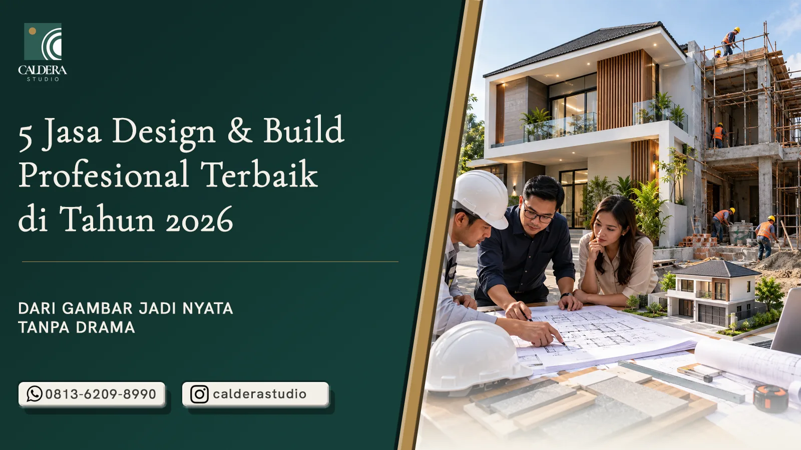 5 Jasa Design & Build Profesional Terbaik di Tahun 2026