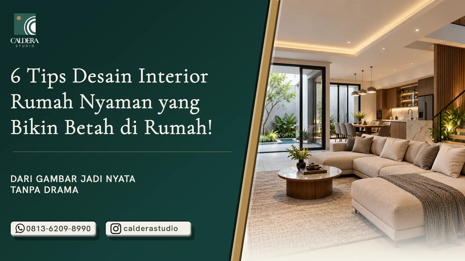 Tips desain interior rumah nyaman